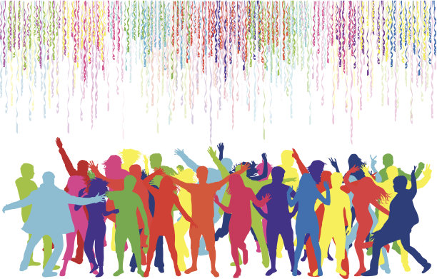 跳舞的轮廓图片下载