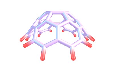环戊烯分子孤立于白色上图片下载