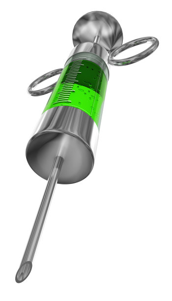 射出金属，里面有绿色液体图片下载