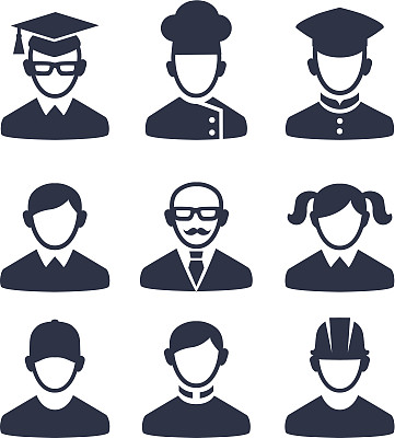 人物图标组图片下载