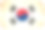 亚洲国家的韩国垃圾旗插图图片下载
