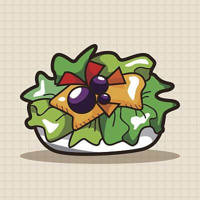 沙拉的主题元素图片下载