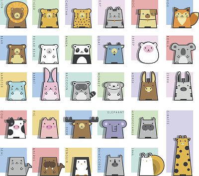 动物矢量图素材ID：166319242