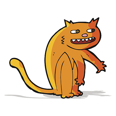 卡通猫快乐图片下载