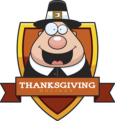 卡通感恩节朝圣者图形图片下载