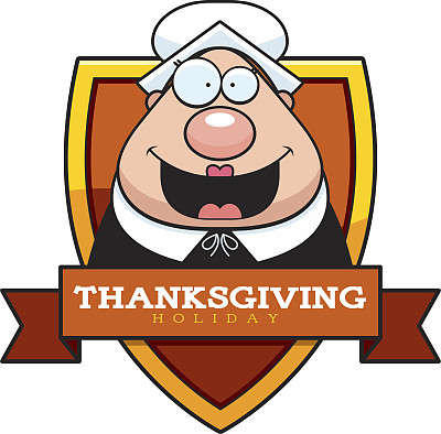 卡通感恩节朝圣者图形图片下载