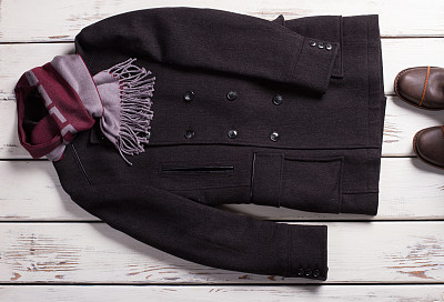 经典的风格。男性的衣柜。图片下载