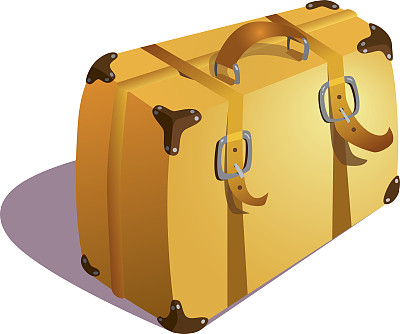 黄色的手提箱图片下载