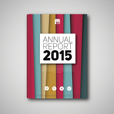 矢量摘要书或小册子图片下载