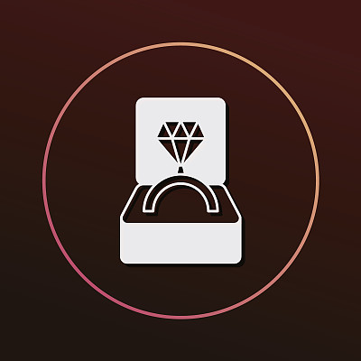 钻石戒指图标图片下载