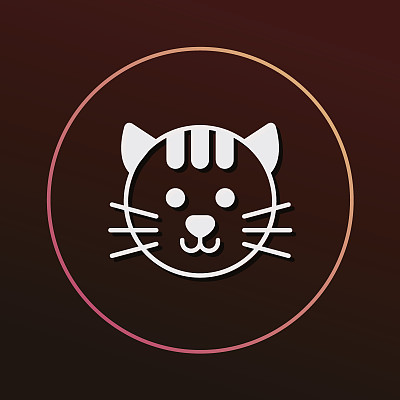 宠物猫图标图片下载