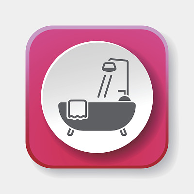 浴缸里的图标图片下载