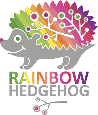 彩虹刺猬。图片下载