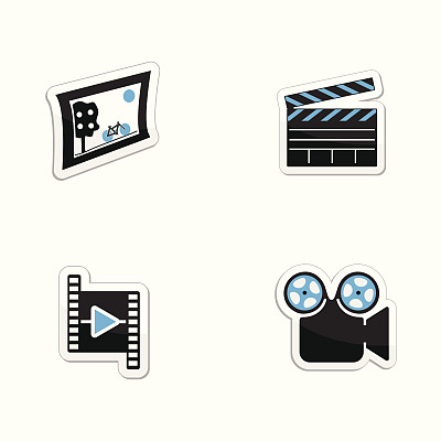 图标可以设置照片、视频和电影主题图片下载