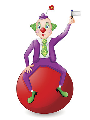 球上的小丑图片下载