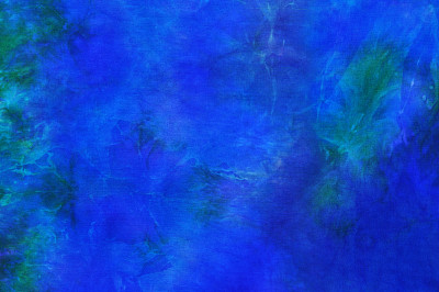 蓝绿色扎染丝绸底色图片下载