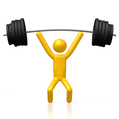 3 d举重概念图片下载