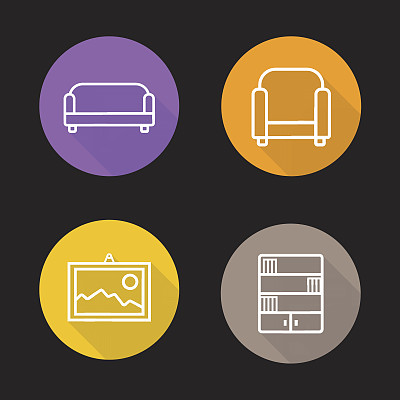 室内的图标图片下载