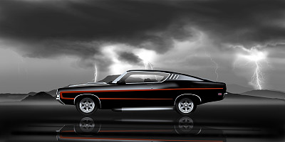 “肌肉车”景观图片下载