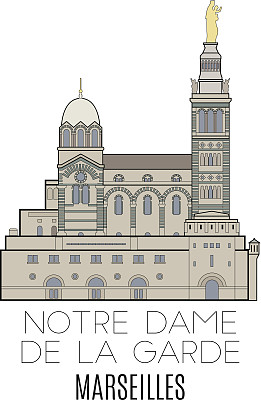 巴黎圣母院，马赛图片下载