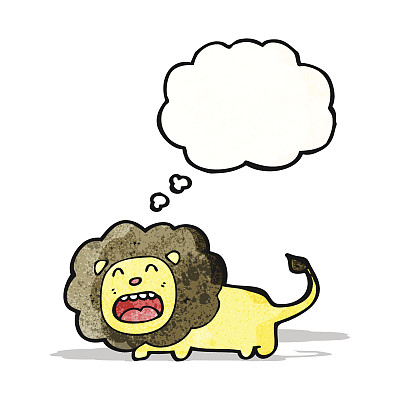 卡通狮子(光栅版)图片下载