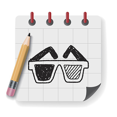 3 d眼镜涂鸦图片下载