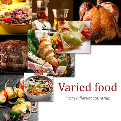 不同国家的美食图片下载