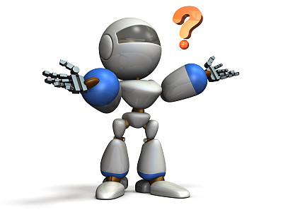 机器人小孩很困惑。图片下载