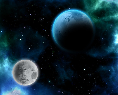 超现实的空间场景图片下载