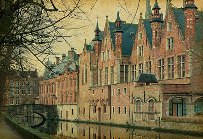 布鲁日运河图片下载