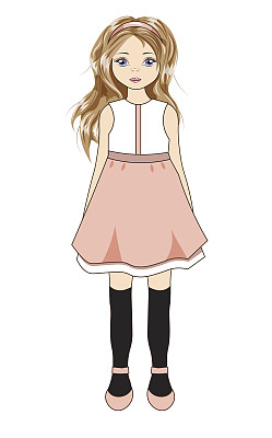 小可爱的女孩图片下载