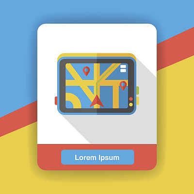 手机地图平面图标图片下载