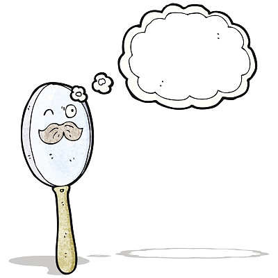 卡通放大镜图片下载