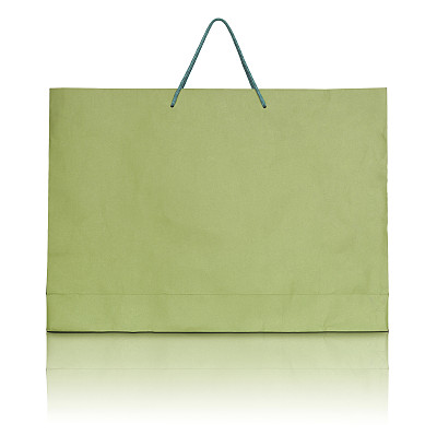 白色背景的纸袋图片下载