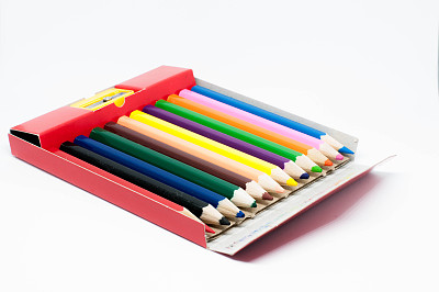 铅笔颜色收件箱图片下载