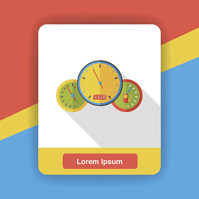 汽车仪表盘扁平图标图片下载