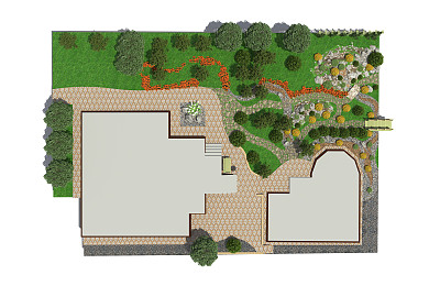 园林用地平面图图片下载