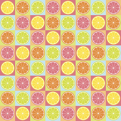 无缝的柑橘类模式图片下载