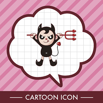 魔鬼的主题元素图片下载