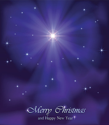 圣诞之星在天空图片下载