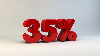 百分之三十五- 35%图片下载