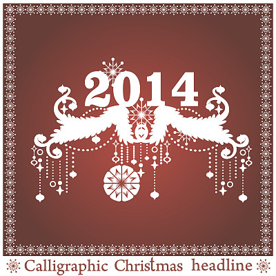 向量圣诞头条新闻图片下载