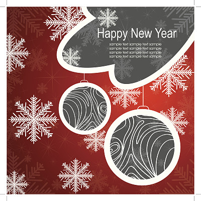 圣诞贺卡模板框架设计。图片下载