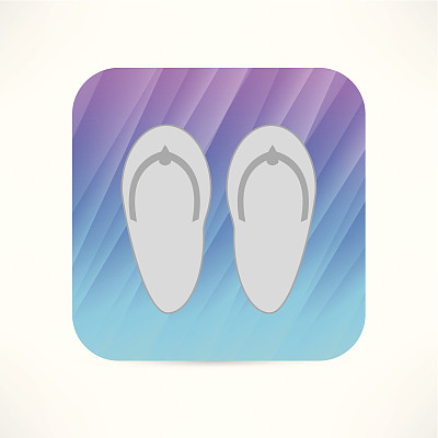 人字拖的图标图片下载