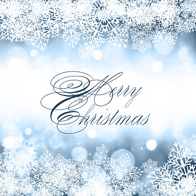 抽象的圣诞背景与雪花图片下载