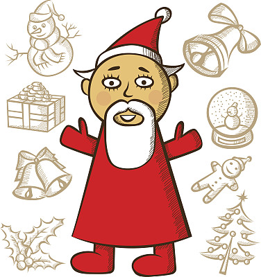 圣诞物品和元素图片下载