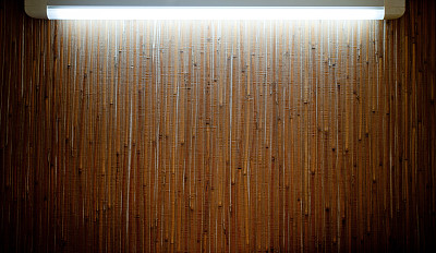 墙上有竹席，有背光图片下载