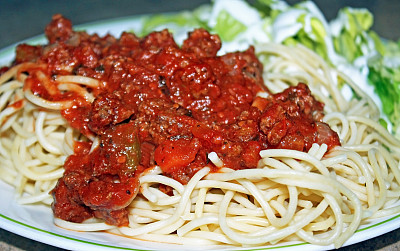 肉酱意大利面图片下载