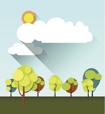 纸树春日有晴，有云图片下载