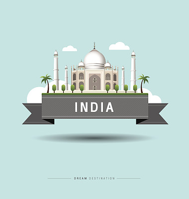 泰姬陵，印度，旅游，地标图片下载